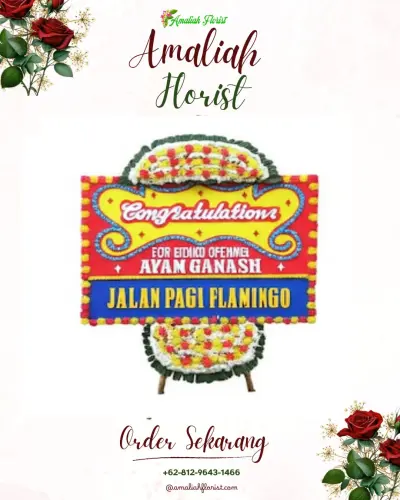Bunga Papan Congratulation di Jagalan